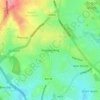 Mapa topográfico Kingstanding, altitud, relieve