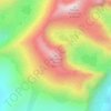 Mapa topográfico Joe Devel Peak, altitud, relieve