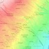 Mapa topográfico Selong, altitud, relieve