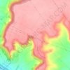 Mapa topográfico Valdescarabajo, altitud, relieve