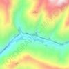 Mapa topográfico Keylang, altitud, relieve