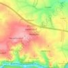 Mapa topográfico Wetterwitz, altitud, relieve