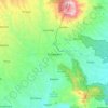 Mapa topográfico Puhpelem, altitud, relieve