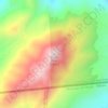 Mapa topográfico Tecate Peak, altitud, relieve