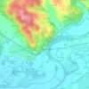 Mapa topográfico Le Sud, altitud, relieve