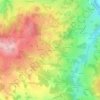 Mapa topográfico La Petite Faye, altitud, relieve