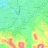 Mapa topográfico La Faïencerie, altitud, relieve