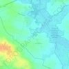 Mapa topográfico Les Loges, altitud, relieve