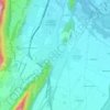 Mapa topográfico Varces-Allières-et-Risset, altitud, relieve
