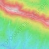 Mapa topográfico поляна Хобуляка, altitud, relieve