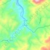Mapa topográfico Tiger Valley, altitud, relieve