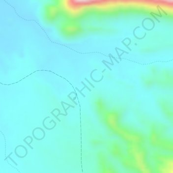 Mapa topográfico Biyo Kulule, altitud, relieve