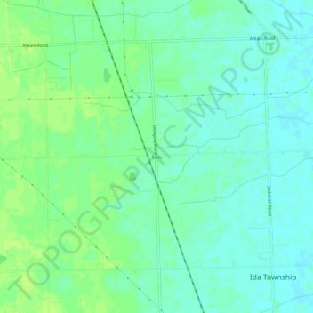 Mapa topográfico Lulu, altitud, relieve