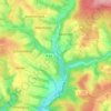 Mapa topográfico Kapaunsmühle, altitud, relieve