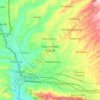 Mapa topográfico Nagrak, altitud, relieve