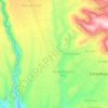 Mapa topográfico Santiaguito, altitud, relieve