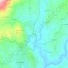 Mapa topográfico Paços, altitud, relieve