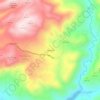 Mapa topográfico Dehesilla, altitud, relieve