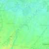 Mapa topográfico Sukamukti, altitud, relieve