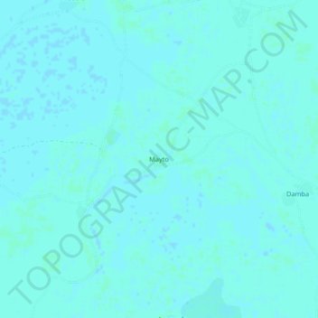 Mapa topográfico Mayto, altitud, relieve