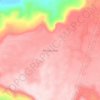 Mapa topográfico El Porvenir Ejido, altitud, relieve