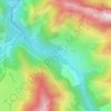 Mapa topográfico Borde Faurie, altitud, relieve