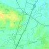 Mapa topográfico Cerme Kidul, altitud, relieve
