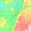 Mapa topográfico Hurricane, altitud, relieve