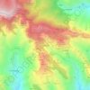 Mapa topográfico Vegaipala, altitud, relieve