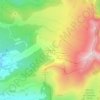 Mapa topográfico Chastreix-Sancy, altitud, relieve
