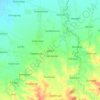 Mapa topográfico Jaken, altitud, relieve