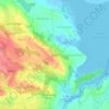 Mapa topográfico Stöfs, altitud, relieve