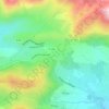 Mapa topográfico Col du Lustincone, altitud, relieve