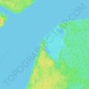 Mapa topográfico San Lorenzo, altitud, relieve