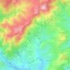 Mapa topográfico Forge, altitud, relieve