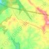 Mapa topográfico Vashala, altitud, relieve