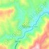 Mapa topográfico El Barro, altitud, relieve