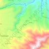Mapa topográfico Kidaran, altitud, relieve