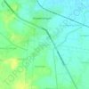 Mapa topográfico Kebonturi, altitud, relieve