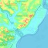 Mapa topográfico S. Luzia, altitud, relieve