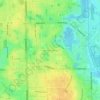 Mapa topográfico Lake Saint George, altitud, relieve