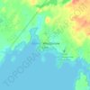 Mapa topográfico Weagamow Lake, altitud, relieve