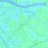 Mapa topográfico Ampera Raya, altitud, relieve