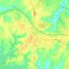 Mapa topográfico Toano, altitud, relieve