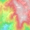 Mapa topográfico Rio Bom, altitud, relieve