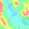Mapa topográfico Redelinghuys, altitud, relieve