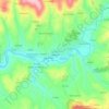 Mapa topográfico Serobela, altitud, relieve