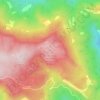 Mapa topográfico Tossal de la Serra del Mas de Gomis, altitud, relieve