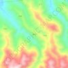 Mapa topográfico Bangna, altitud, relieve