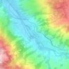 Mapa topográfico Kappel, altitud, relieve